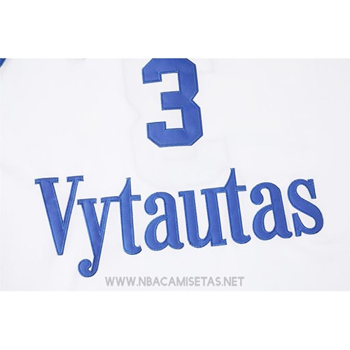 Camiseta Vytautas Liangelo Ball NO 3 Blanco